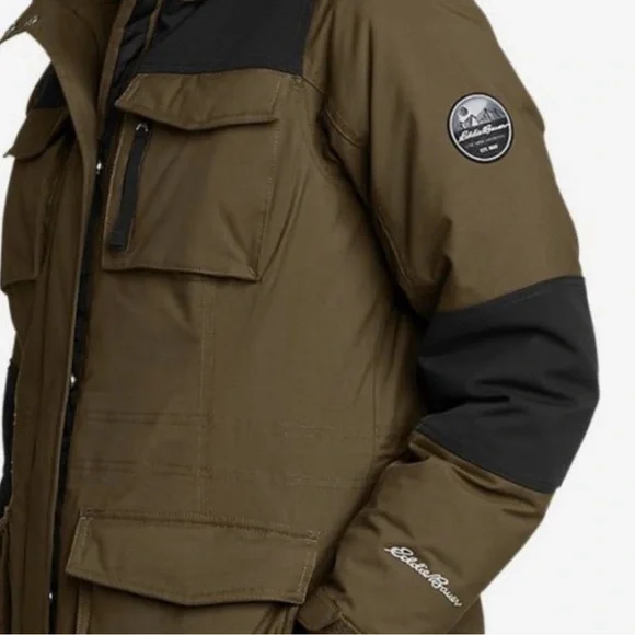 EDDIE BAUER WOMEN'S VINSONMOUNTAIN OPS DOWN PARKA FAUXFUR